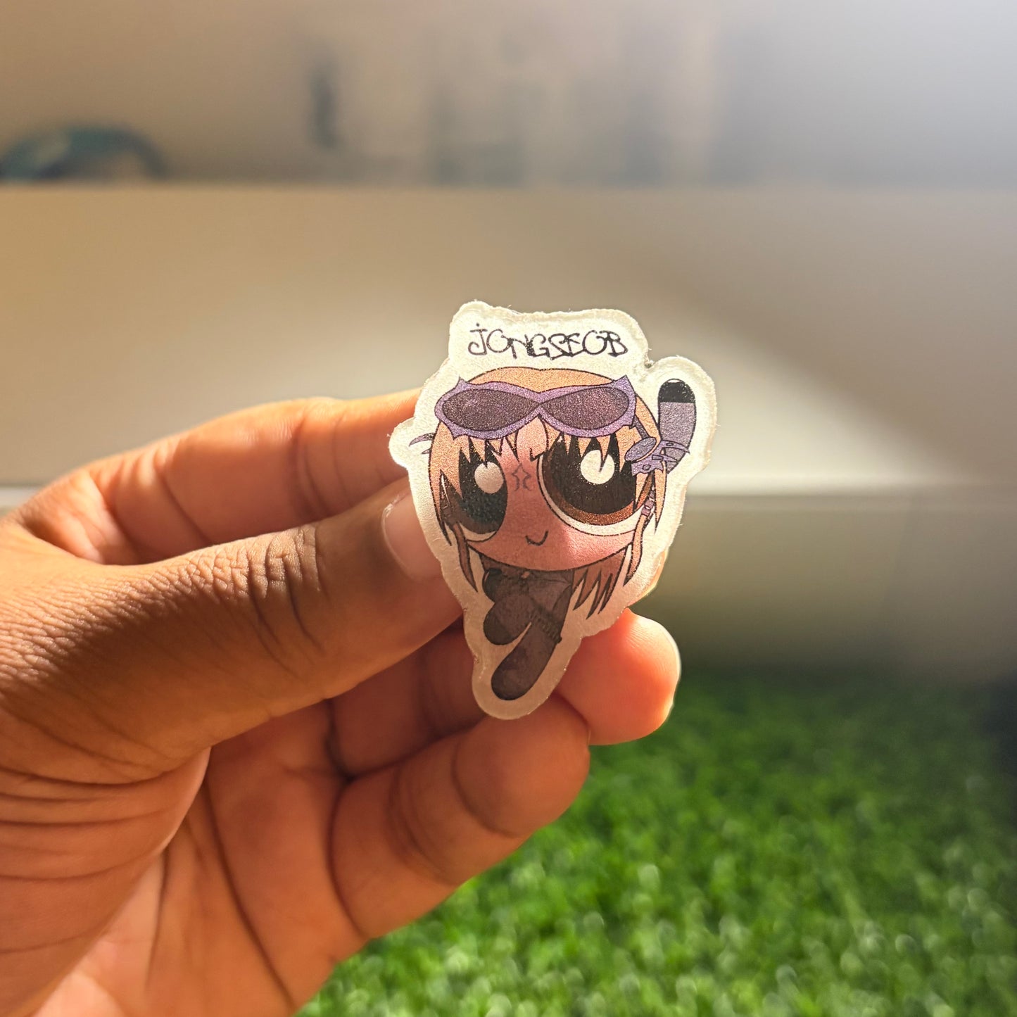 P1Harmony 'Unique' Handmade Pin || Powerpuff Girl Inspired Shrink Dink Pin