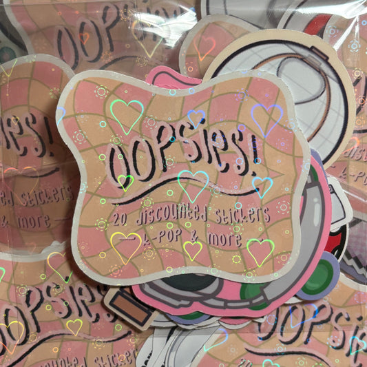 'Oopsies!' Random Sticker Baggie || 20 Random Imperfect/Extra Stickers || K-Pop and More