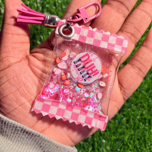 DUH! Candy Bag Shaker Keychain || P1Harmony Inspired Handmade Keychain ~ Gifts For Kpop Fans