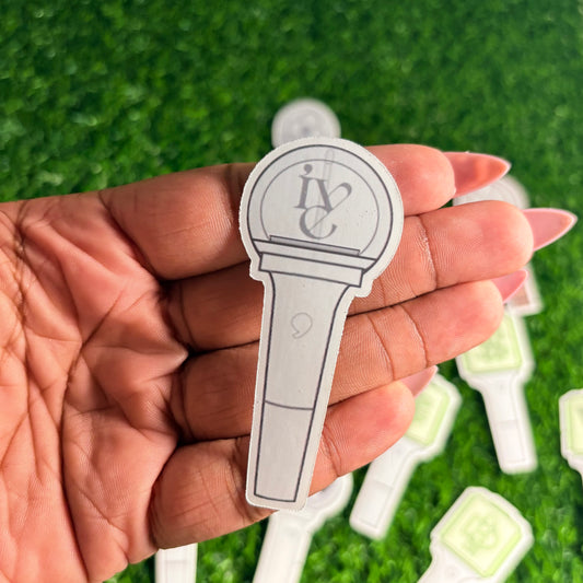 IVE Lightstick Single Sticker || Waterproof, Matte, Vinyl || Gifts for Kpop Fans