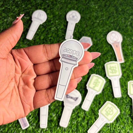 aespa Lightstick Single Sticker || Waterproof, Matte, Vinyl || Gifts for Kpop Fans