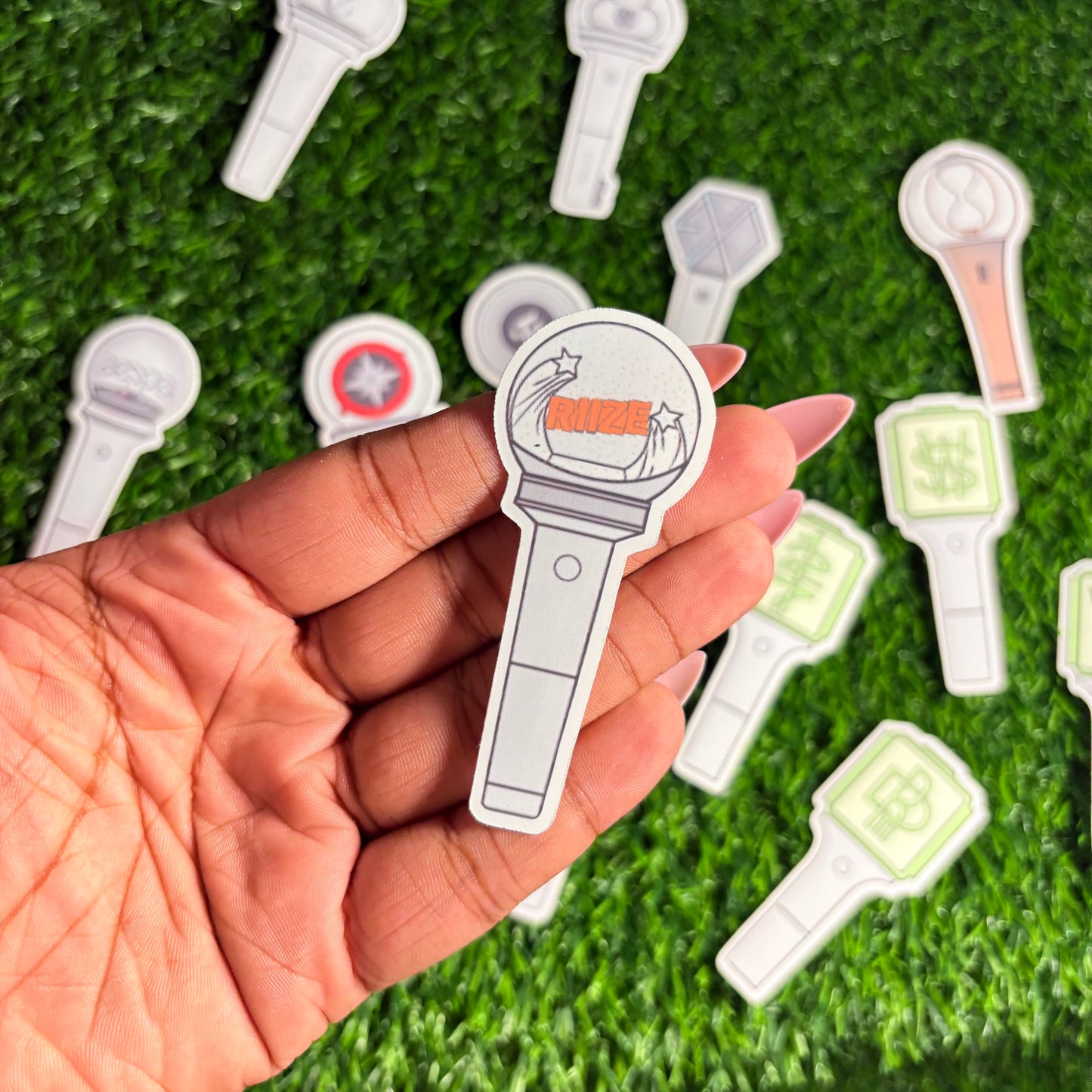RIIZE Lightstick Single Sticker || Waterproof, Matte, Vinyl || Gifts for Kpop Fans
