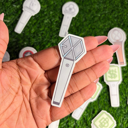 EXO Lightstick Single Sticker || Waterproof, Matte, Vinyl || Gifts for Kpop Fans