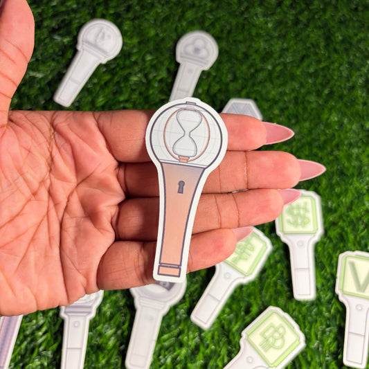 ATEEZ Lightstick Single Sticker || Waterproof, Matte, Vinyl || Gifts for Kpop Fans
