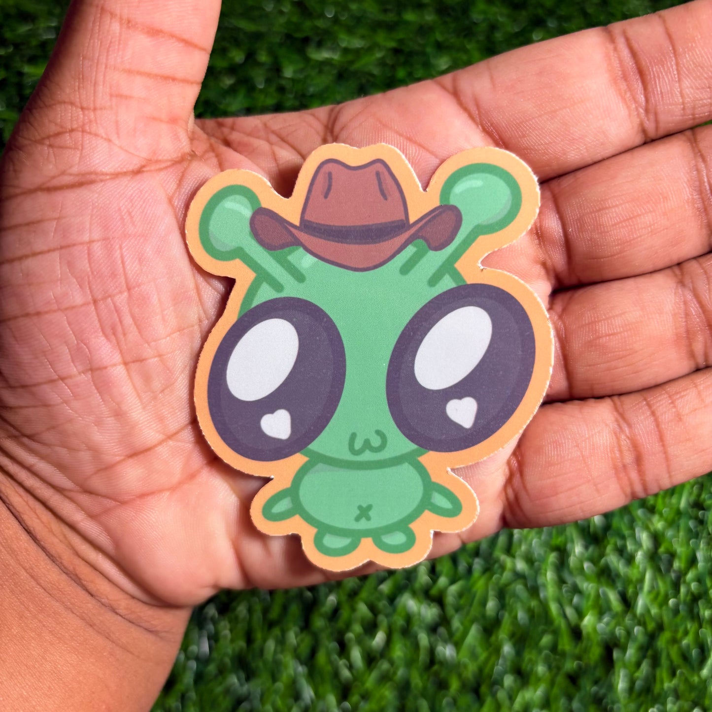 Cartoon Alien Sticker(s)! || Deeboe the Lil' Alien V1 || Vinyl Waterproof Sticker