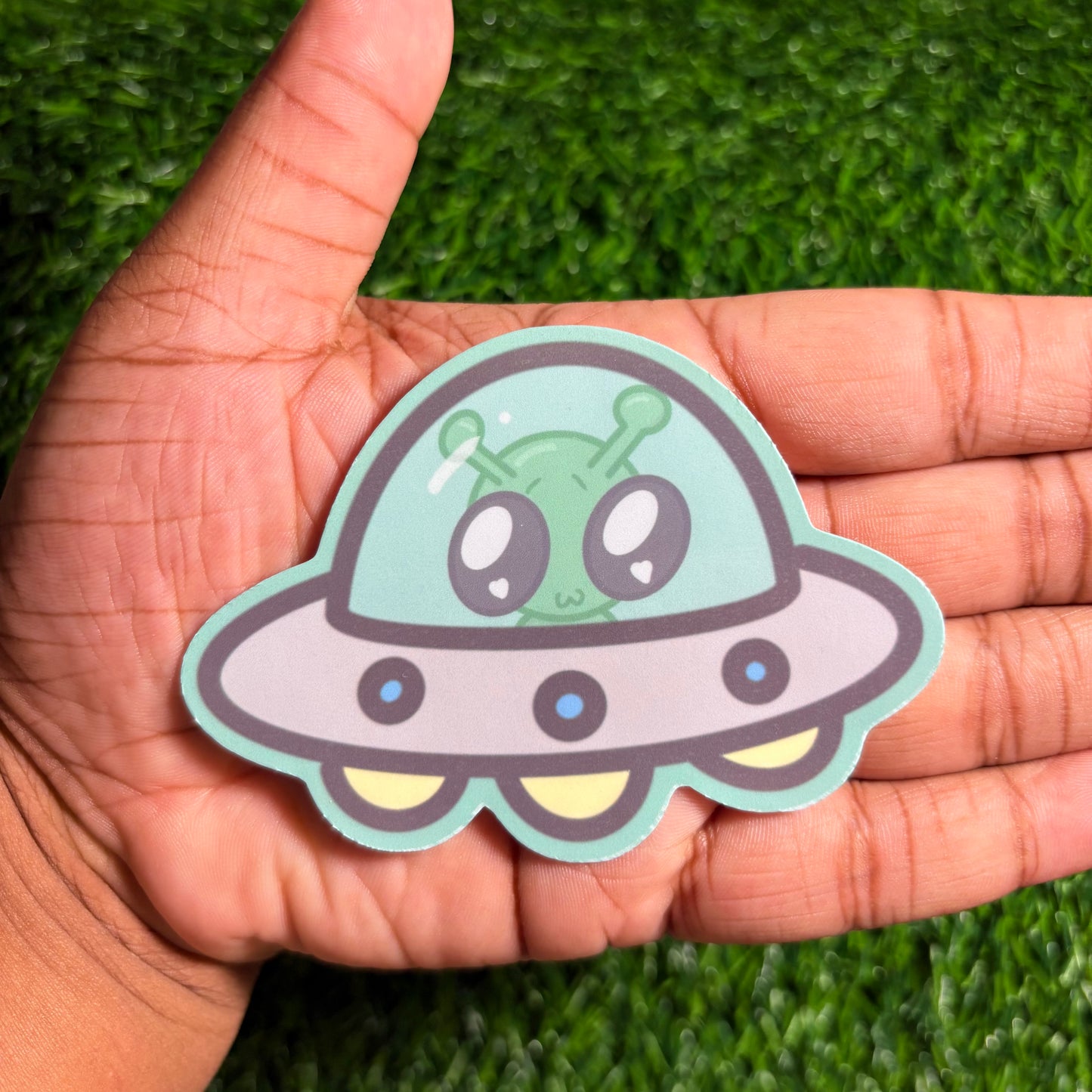 Cartoon Alien Sticker(s)! || Deeboe the Lil' Alien V1 || Vinyl Waterproof Sticker