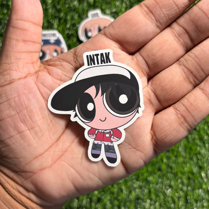 P1Harmony Waterproof Sticker Pack || Powerpuff Girl Design (EX Version)