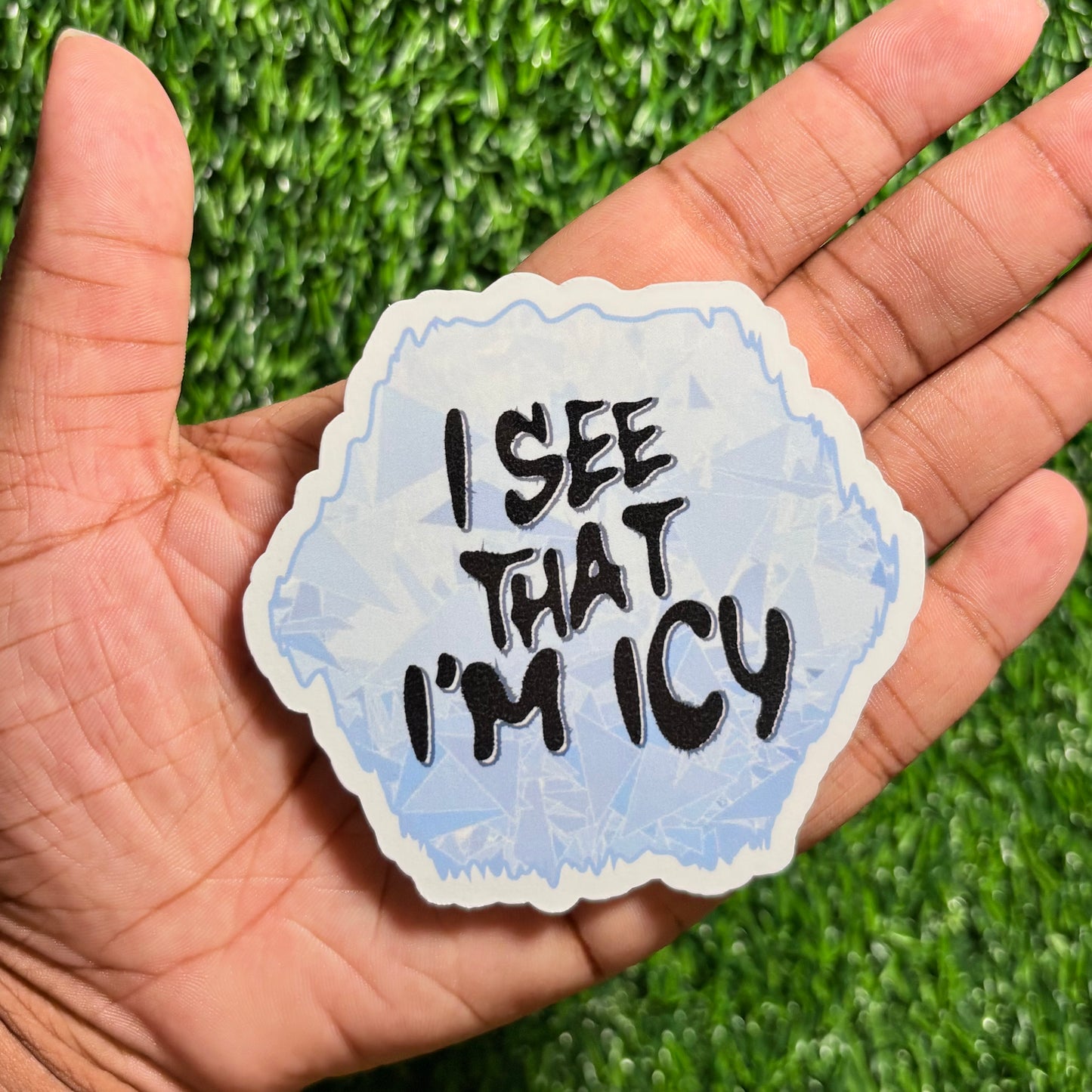 ITZY 'Icy' Lyric Sticker || Subtle K-Pop Stickers for Fans