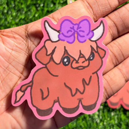 Highland Cow Sticker Bundle!