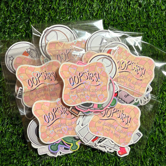 'Oopsies!' Random Sticker Baggie || 20 Random Imperfect/Extra Stickers || K-Pop and More
