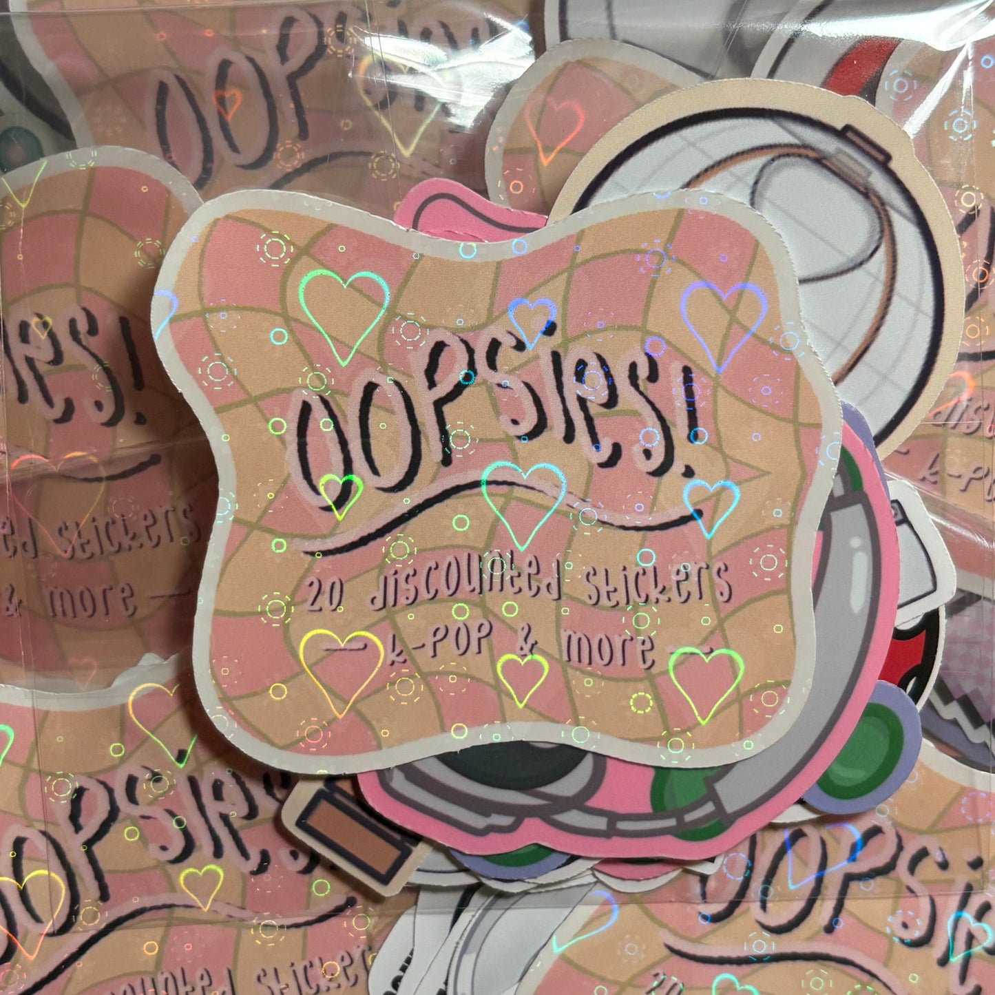 'Oopsies!' Random Sticker Baggie || 20 Random Imperfect/Extra Stickers || K-Pop and More