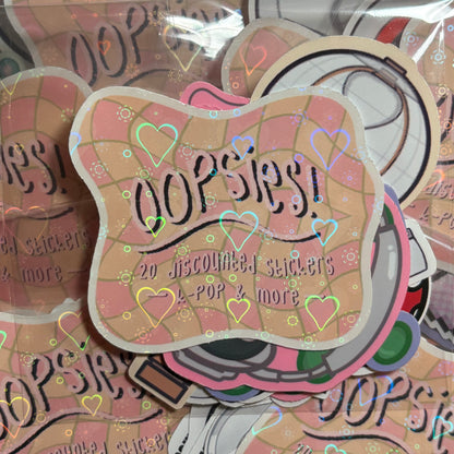 'Oopsies!' Random Sticker Baggie || 20 Random Imperfect/Extra Stickers || K-Pop and More