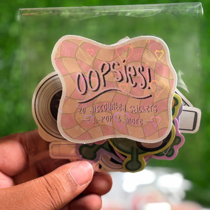 'Oopsies!' Random Sticker Baggie || 20 Random Imperfect/Extra Stickers || K-Pop and More