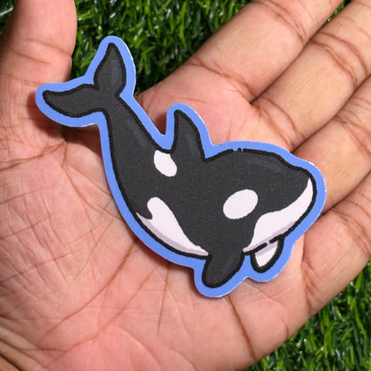 Orca Stickers || Doodle Art || Vinyl Waterproof Stickers