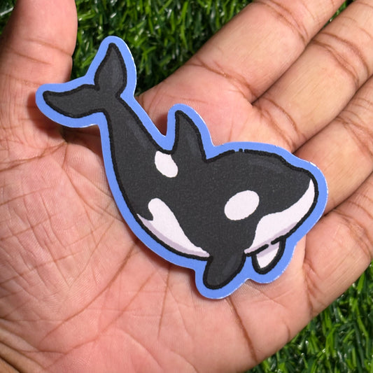 Orca Stickers || Doodle Art || Vinyl Waterproof Stickers