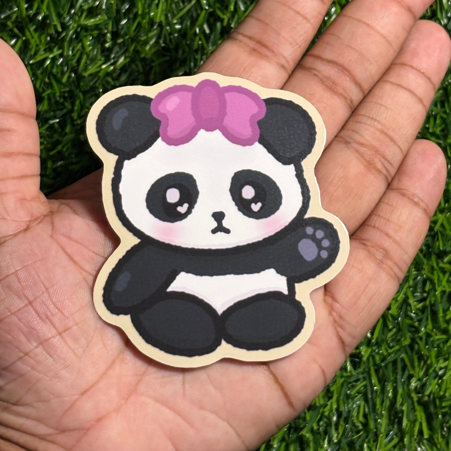 Baby Panda Sticker || Doodle Art || Vinyl Waterproof Sticker