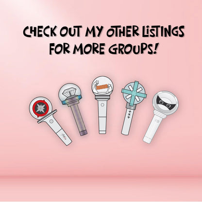 RIIZE Lightstick Single Sticker || Waterproof, Matte, Vinyl || Gifts for Kpop Fans