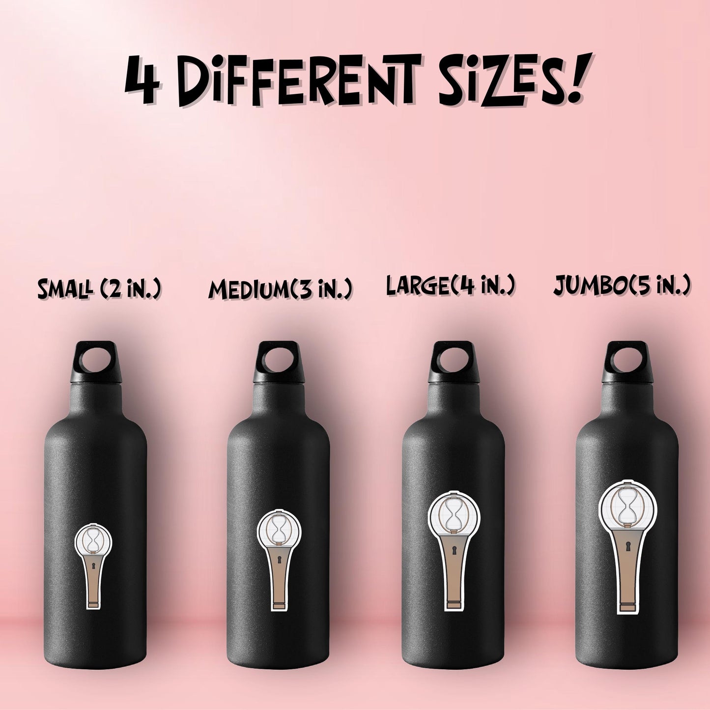ATEEZ Lightstick Single Sticker || Waterproof, Matte, Vinyl || Gifts for Kpop Fans