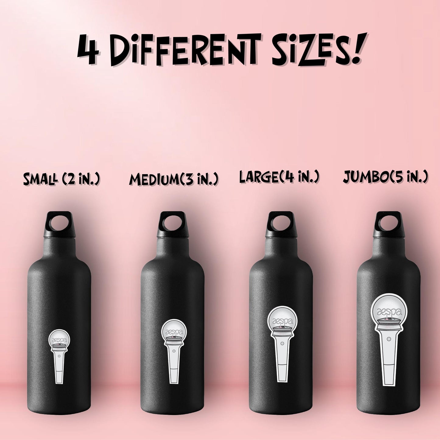 aespa Lightstick Single Sticker || Waterproof, Matte, Vinyl || Gifts for Kpop Fans