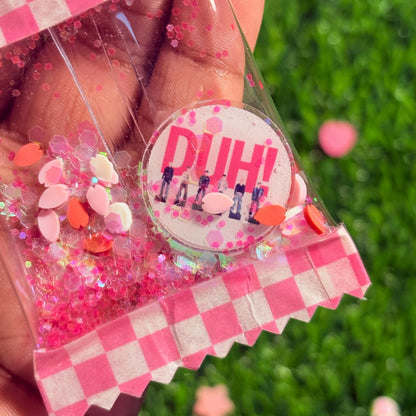 DUH! Candy Bag Shaker Keychain || P1Harmony Inspired Handmade Keychain ~ Gifts For Kpop Fans