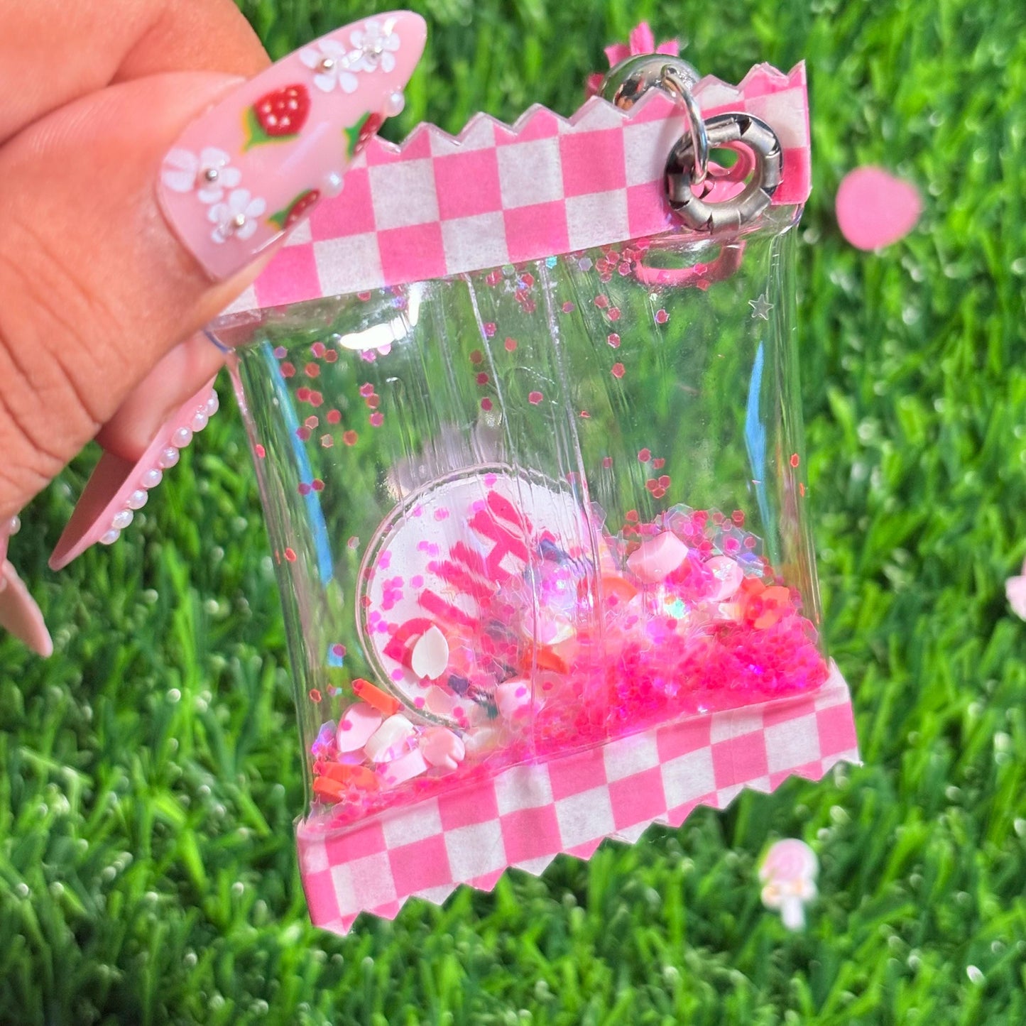 DUH! Candy Bag Shaker Keychain || P1Harmony Inspired Handmade Keychain ~ Gifts For Kpop Fans