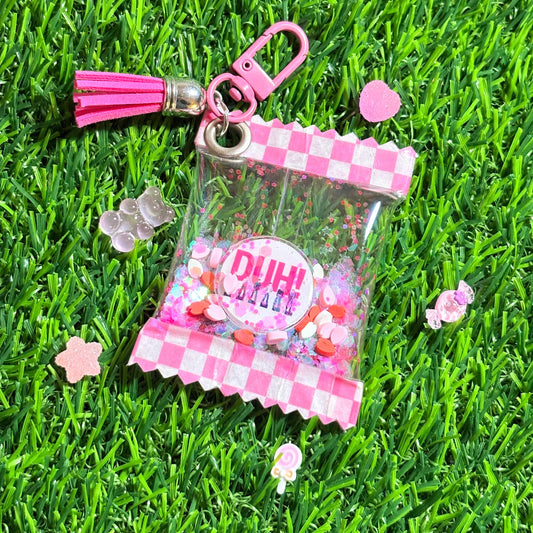 DUH! Candy Bag Shaker Keychain || P1Harmony Inspired Handmade Keychain ~ Gifts For Kpop Fans