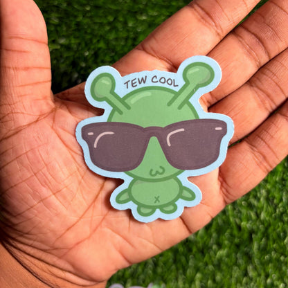 Cartoon Alien Sticker(s)! || Deeboe the Lil' Alien V1 || Vinyl Waterproof Sticker