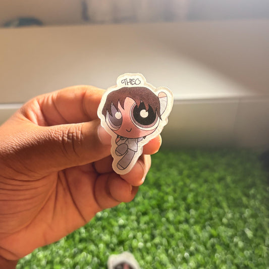 P1Harmony 'Unique' Handmade Pin || Powerpuff Girl Inspired Shrink Dink Pin