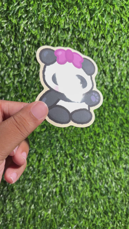Baby Panda Sticker || Doodle Art || Vinyl Waterproof Sticker