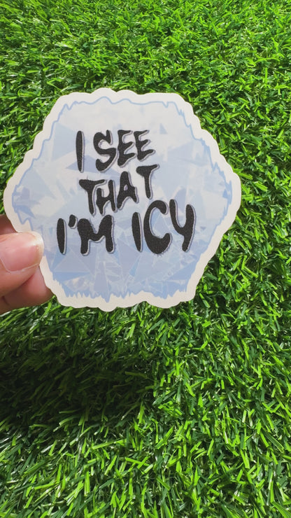 ITZY 'Icy' Lyric Sticker || Subtle K-Pop Stickers for Fans
